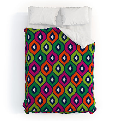 Aimee St Hill Leela Green Duvet Cover