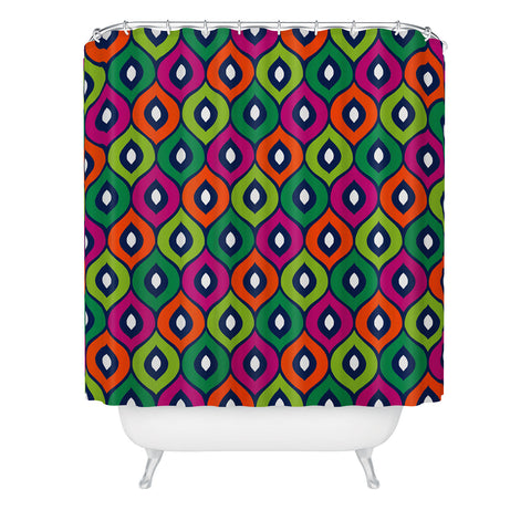 Aimee St Hill Leela Green Shower Curtain