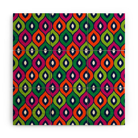 Aimee St Hill Leela Green Wood Wall Mural