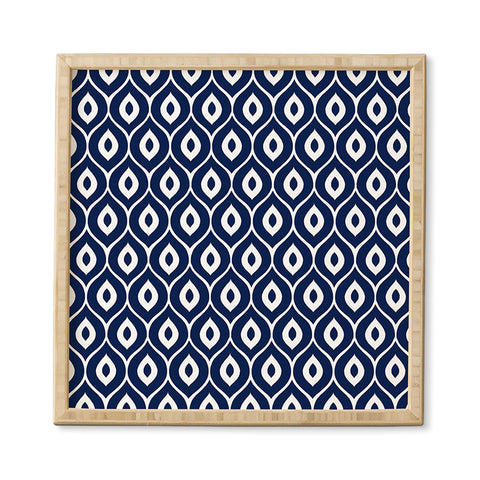 Aimee St Hill Leela Navy Framed Wall Art