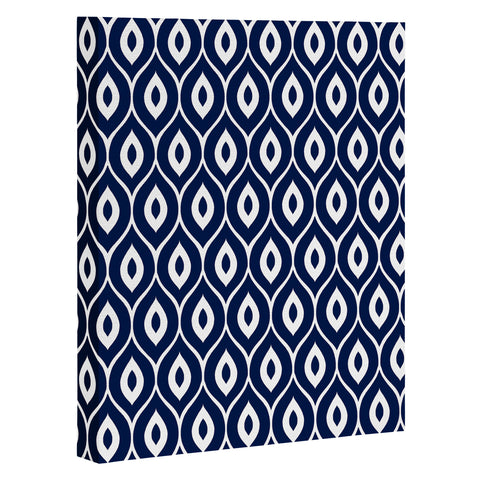 Aimee St Hill Leela Navy Art Canvas