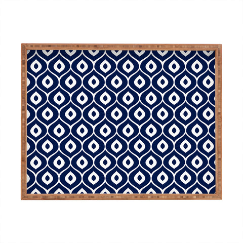 Aimee St Hill Leela Navy Rectangular Tray