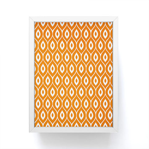 Aimee St Hill Leela Orange Framed Mini Art Print