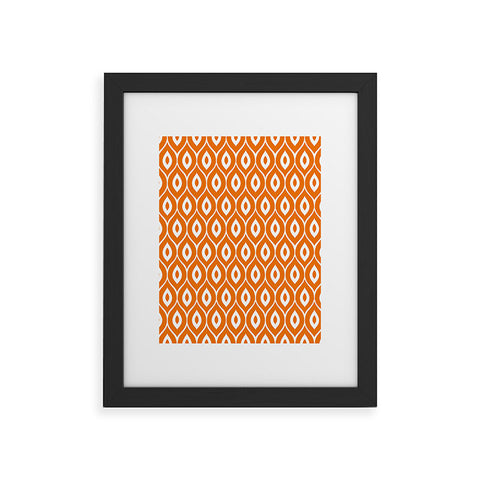 Aimee St Hill Leela Orange Framed Art Print