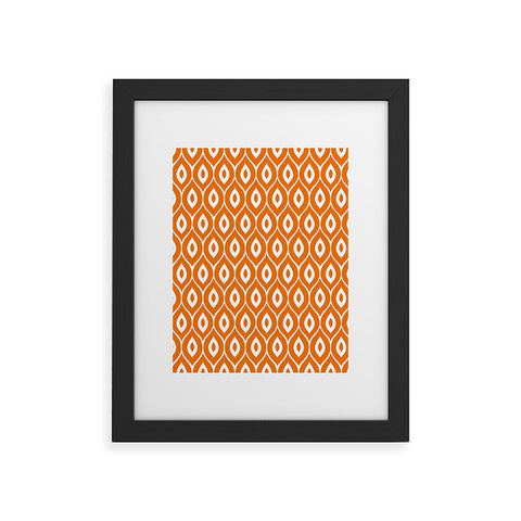 Aimee St Hill Leela Orange Framed Art Print