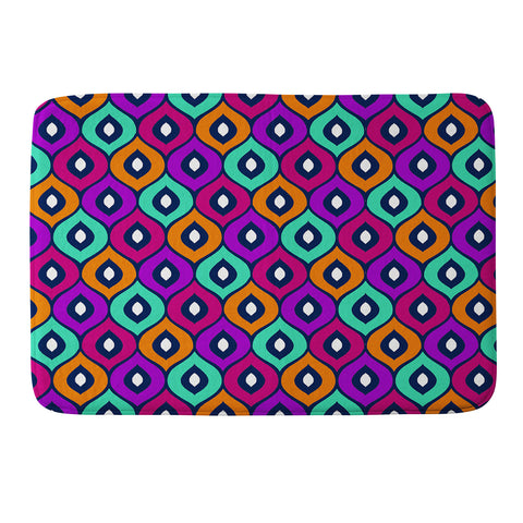Aimee St Hill Leela Purple Memory Foam Bath Mat
