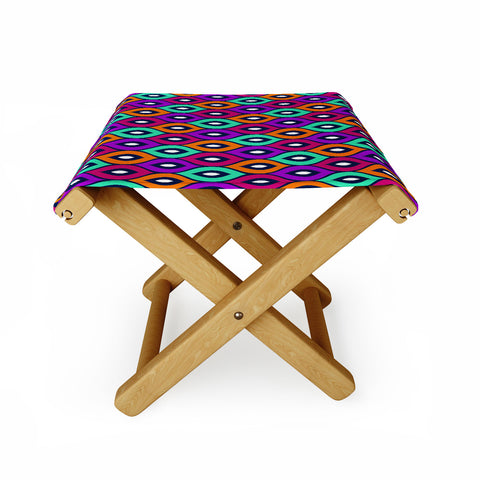 Aimee St Hill Leela Purple Folding Stool