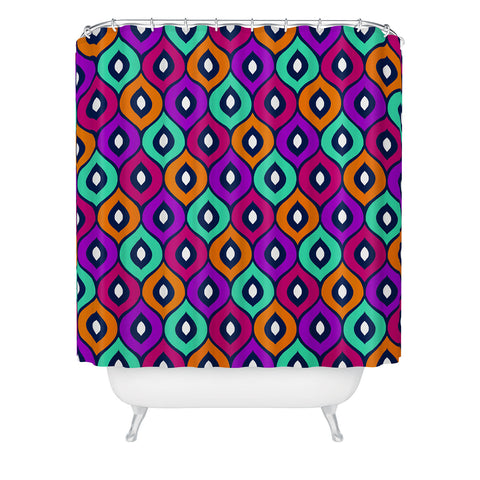 Aimee St Hill Leela Purple Shower Curtain