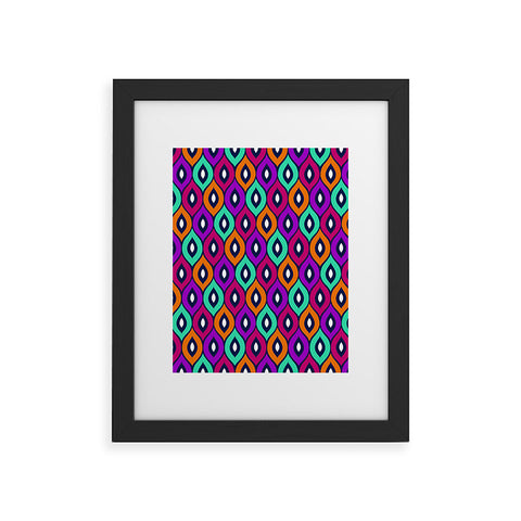 Aimee St Hill Leela Purple Framed Art Print