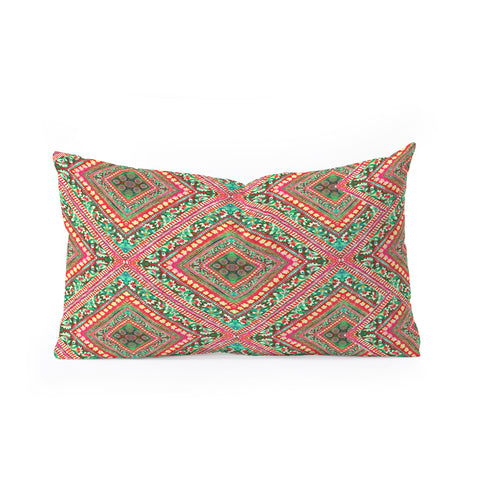 Aimee St Hill Mya Pink Oblong Throw Pillow