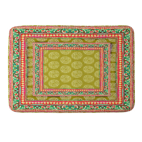 Aimee St Hill Mya Square Pink Memory Foam Bath Mat