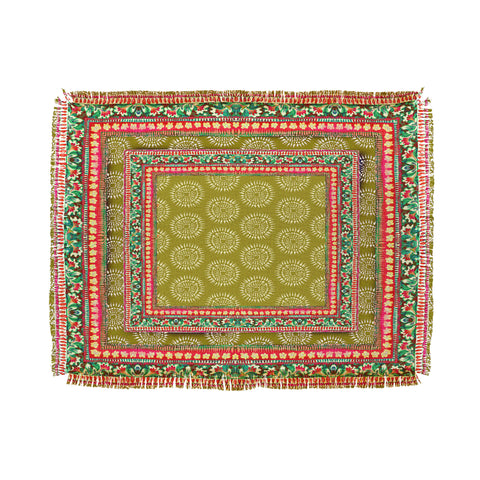 Aimee St Hill Mya Square Pink Throw Blanket