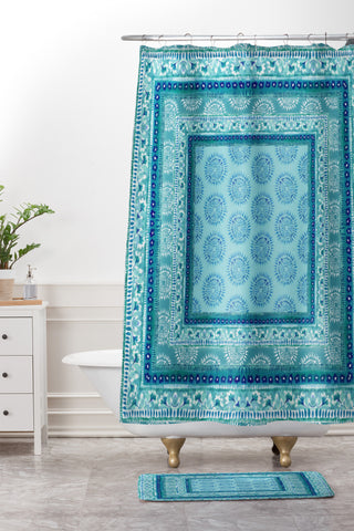 Aimee St Hill Mya Square Shower Curtain And Mat