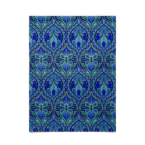 Aimee St Hill Ogee Blue Poster