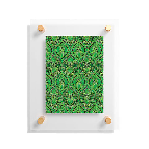 Aimee St Hill Ogee Green Floating Acrylic Print