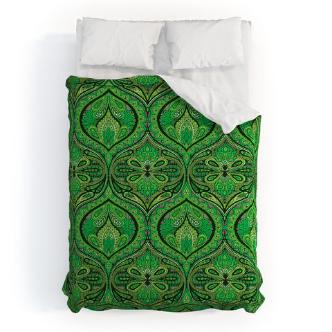 Aimee St Hill Ogee Green Comforter
