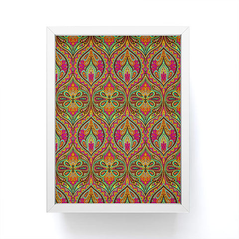 Aimee St Hill Ogee Orange Framed Mini Art Print