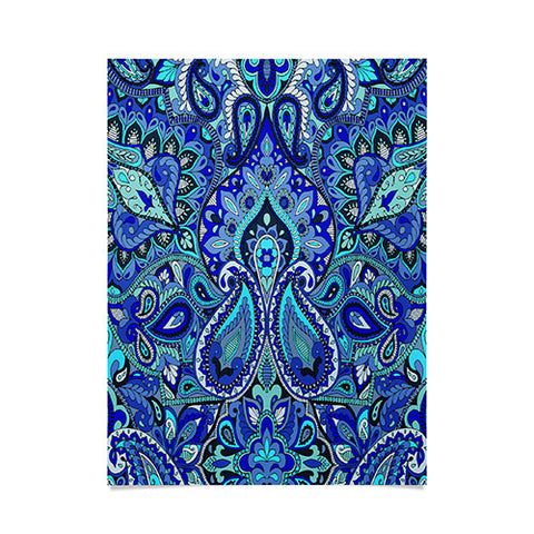 Aimee St Hill Paisley Blue Poster