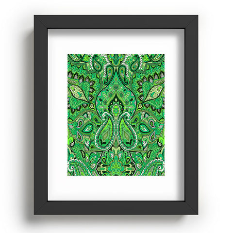 Aimee St Hill Paisley Green Recessed Framing Rectangle