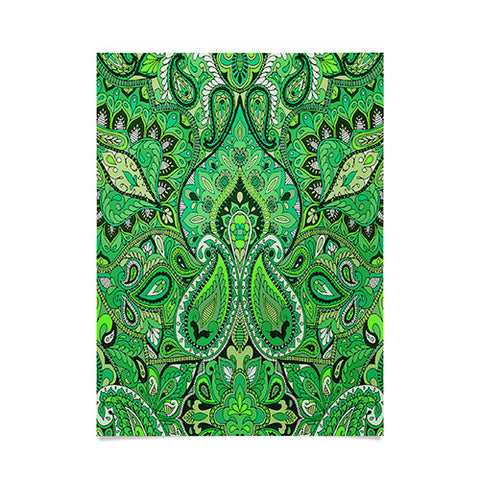 Aimee St Hill Paisley Green Poster