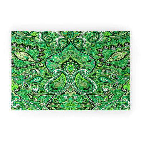 Aimee St Hill Paisley Green Welcome Mat