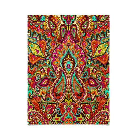 Aimee St Hill Paisley Orange Poster