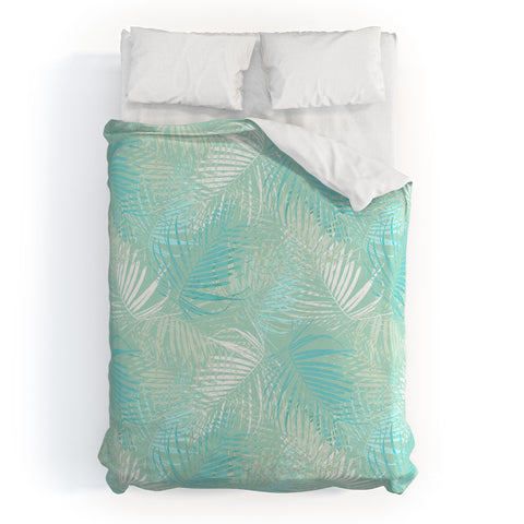 Aimee St Hill Pale Palm Duvet Cover