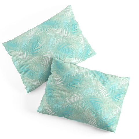 Aimee St Hill Pale Palm Pillow Shams