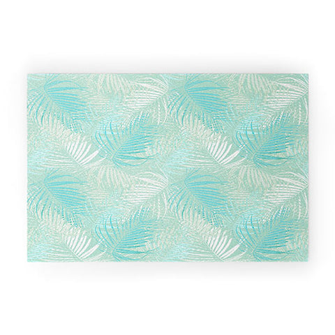Aimee St Hill Pale Palm Welcome Mat