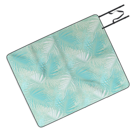 Aimee St Hill Pale Palm Picnic Blanket