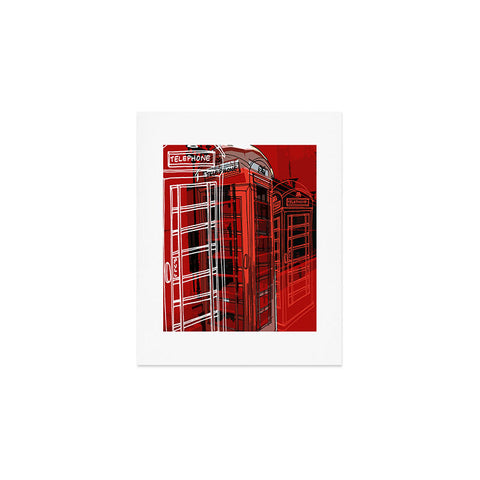 Aimee St Hill Phone Box Art Print