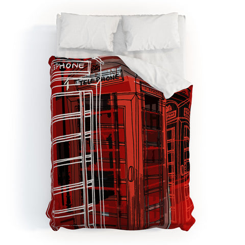 Aimee St Hill Phone Box Duvet Cover