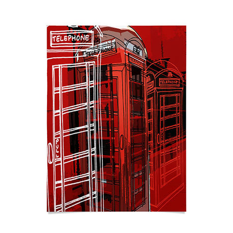 Aimee St Hill Phone Box Poster