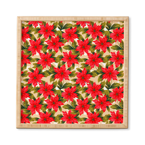 Aimee St Hill Poinsettia Framed Wall Art