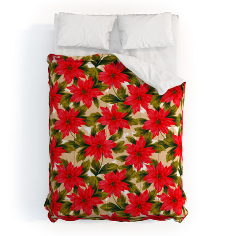 Aimee St Hill Poinsettia Comforter