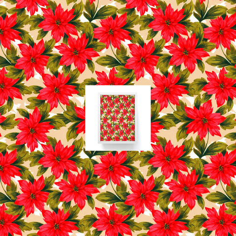 Aimee St Hill Poinsettia Framed Mini Art Print