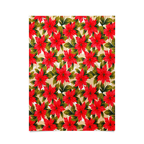 Aimee St Hill Poinsettia Poster