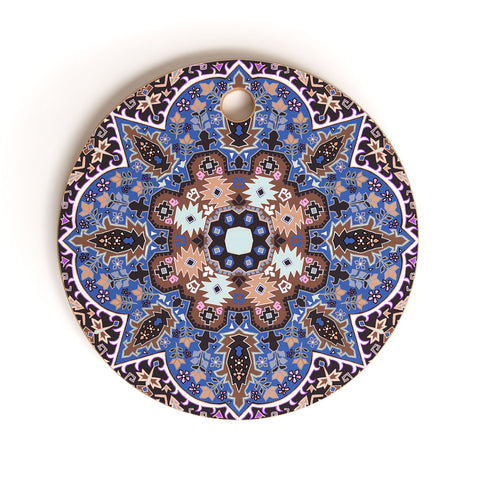 Aimee St Hill Semera Blue Cutting Board Round