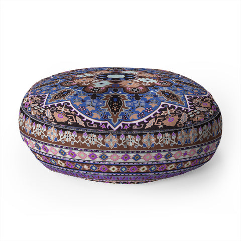 Aimee St Hill Semera Blue Floor Pillow Round