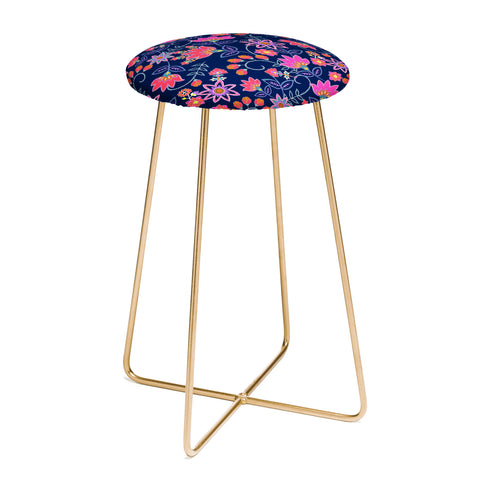 Aimee St Hill Semera Floral Counter Stool