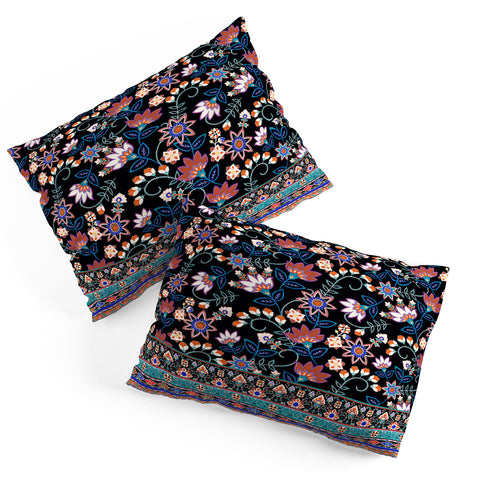 Aimee St Hill Semera Floral Midnight Pillow Shams