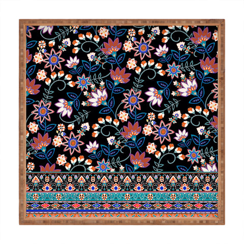 Aimee St Hill Semera Floral Midnight Square Tray