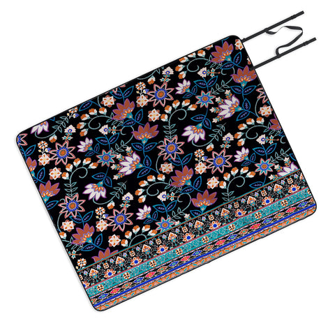 Aimee St Hill Semera Floral Midnight Picnic Blanket