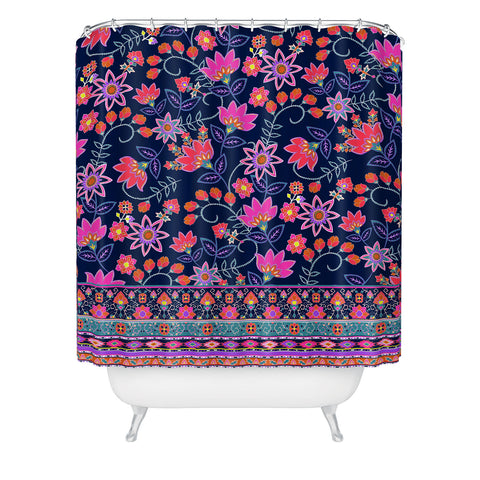 Aimee St Hill Semera Floral Shower Curtain