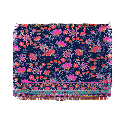 Aimee St Hill Semera Floral Throw Blanket
