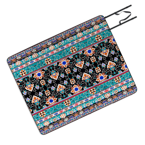 Aimee St Hill Semera Stripe Midnight Picnic Blanket