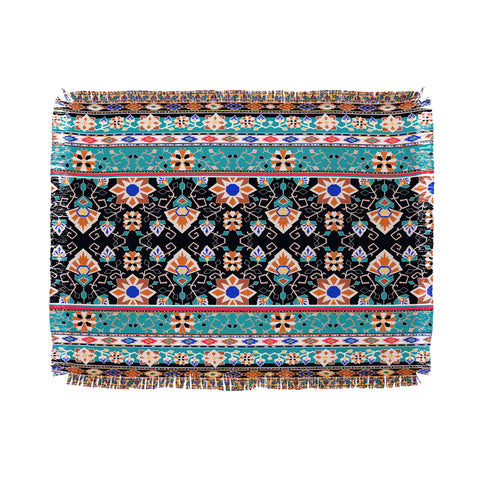 Aimee St Hill Semera Stripe Midnight Throw Blanket