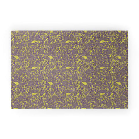 Aimee St Hill Simply June Yellow Welcome Mat