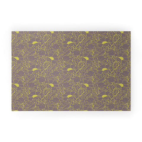 Aimee St Hill Simply June Yellow Welcome Mat