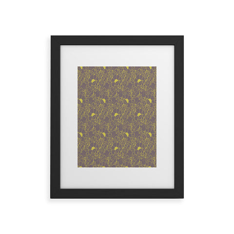 Aimee St Hill Simply June Yellow Framed Art Print